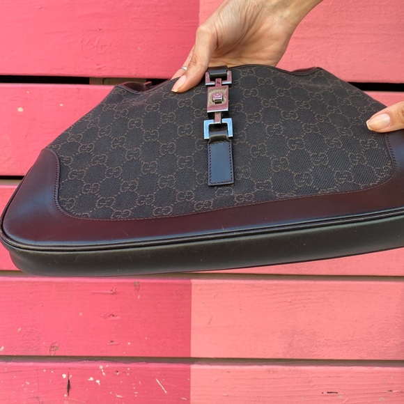Vintage brown Gucci Jackie hobo bag - Picture 6 of 7